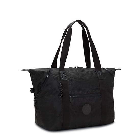 Bolso Tote Kipling Art Medium Negros | MX 1459XY